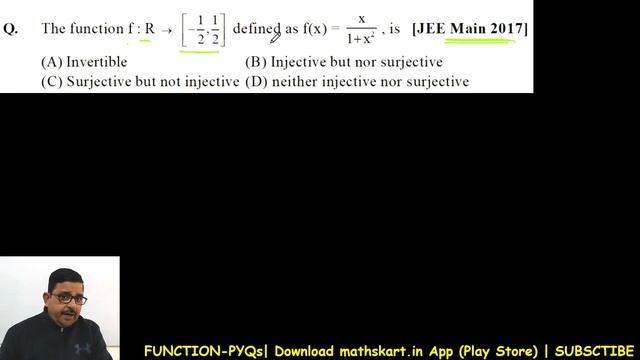Function - Previous Year Questions | Part-25 | Function Class 12 JEE смотреть онлайн