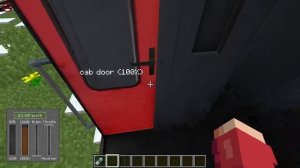 Работаю машинистом на ЭД4М в майнкрафт Встретил поезд деда мороза