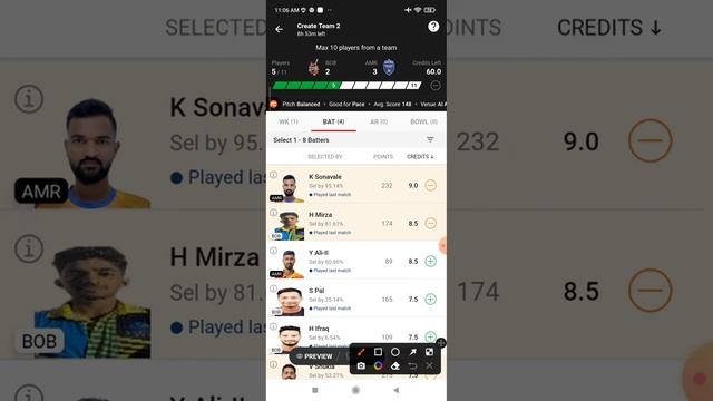 BOB vs AMR Dream 11 Prediction | BOB vs AMR Dream 11 BOB vs AMR Dream11 Prediction Today Match смотреть онлайн