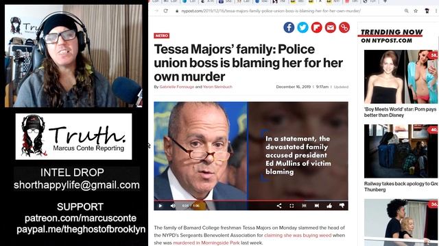 LATEST in Tessa Majors Murder; Manhunt for Stabber in Harlem, Pothead Smears Continue to Fly смотреть онлайн