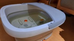 Foldable foot bath