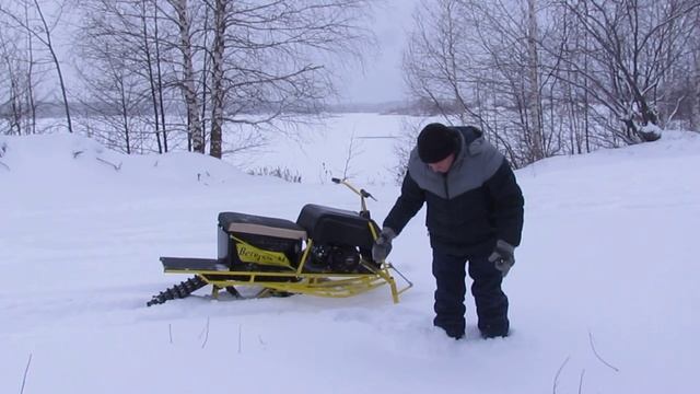 Снегоход Ветерок М по пухляку смотреть онлайн