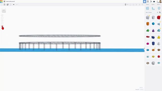 Tinkercad Brick Tower Texture Curved Surface! Slick Steps In 9 Minutes
