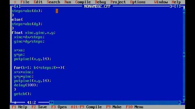 C++ programming DDA Algorithm | computer graphic Animation | Dynamic coding with Amit смотреть онлайн