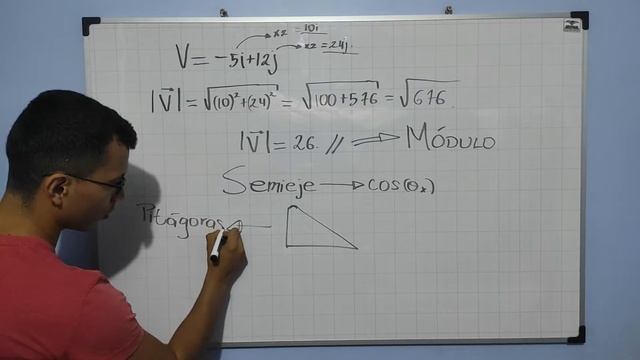 Determinar el ángulo que forma el vector V = -5i + 12j con el semieje x positivo. смотреть онлайн