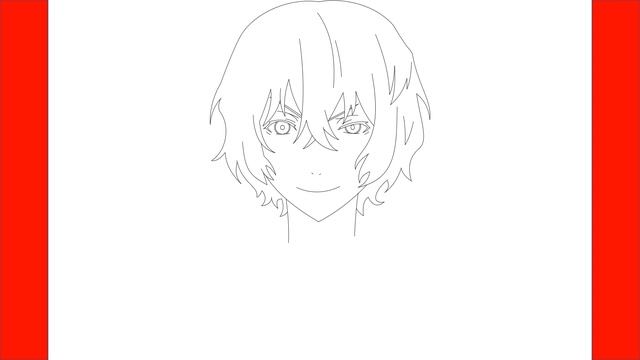 How To Draw Osamu Dazai From Bungo Stray Dogs - Step By Step Drawing смотреть онлайн