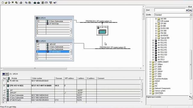 SIEMENS S7-417H | PROFIBUS FDL redundant Connection to S7-300 смотреть онлайн