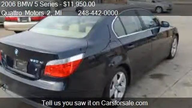 2006 BMW 5 Series 530xi AWD 4dr Sedan for sale in Farmington смотреть онлайн