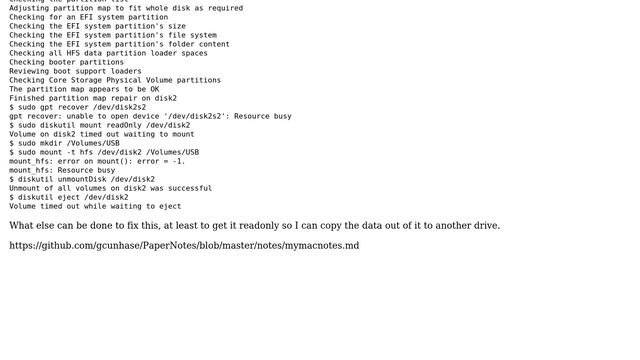 Apple: gpt recover: unable to open device '/dev/disk2': Resource busy смотреть онлайн