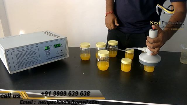 Manual Induction Sealing Machine, Foil Sealing Machine, Liquid Jar Sealing Machine