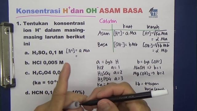 Konsentrasi H dan OH Asam Basa смотреть онлайн