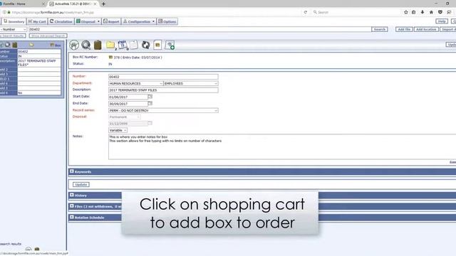 How to Retrieve an archive box from Formfile Records Management Group смотреть онлайн