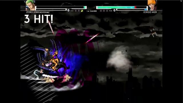 Zoro Onigishima VS Ichigo V3 OP (All Form) in Jump Force Mugen смотреть онлайн