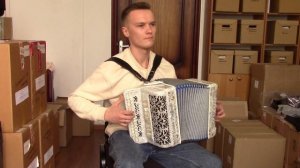 Итальянская гармонь «Дино Баффетти», пятиголосная, Ре мажор