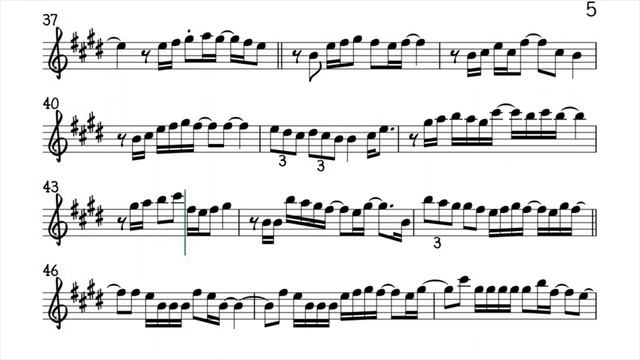 Always Be My Baby Alto Sax Higher Key Sheet Music Backing Track Play Along Partitura_480p_MUX смотреть онлайн