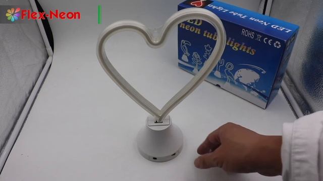 Red Heart LED Neon Tube Light by Flex-Neon.com смотреть онлайн