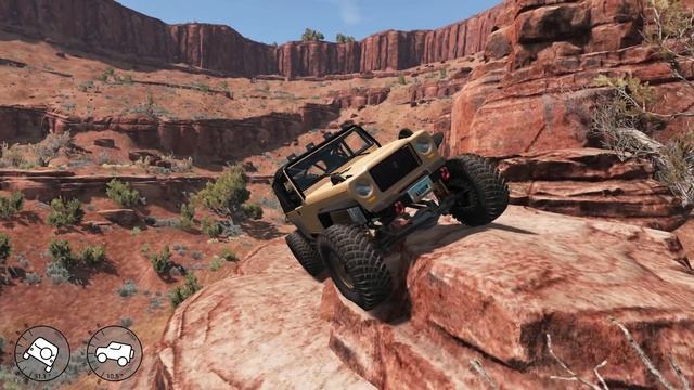 Realistic Rock Crawling with a JEEP in BeamNG.drive part 4 смотреть онлайн
