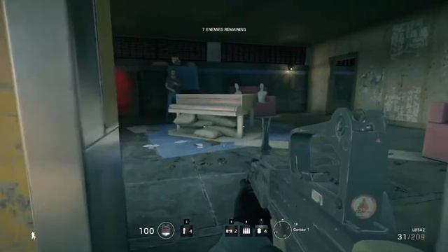 Rainbow Six Siege Offline Gameplay Situation 1:CQB Basics смотреть онлайн