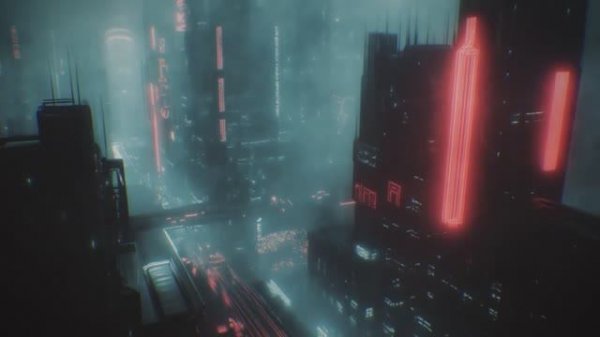 Ristic City_ Rainy Cyberpunk Ambience - Ambient Music For Focus And Relaxation