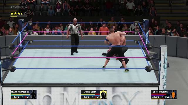 WWE 2K18 тройная угроза на выбивание за титул США