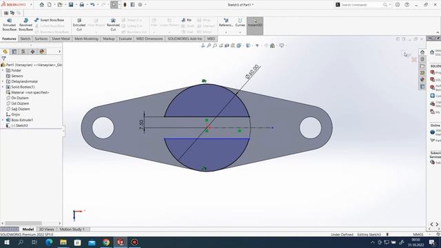 SolidWorks 2022 - Training Exercises Tutorial #29 смотреть онлайн