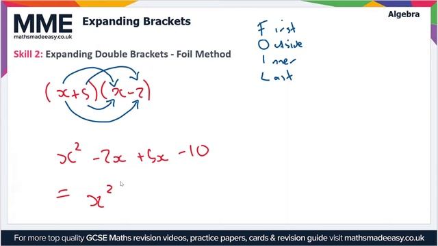 Algebra - Expanding Double Brackets смотреть онлайн