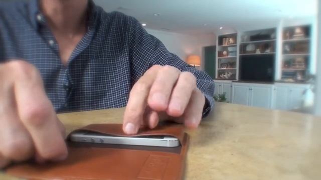 "The Sleeve" iPhone Wallet a WAXHAWS LEATHER CO product смотреть онлайн