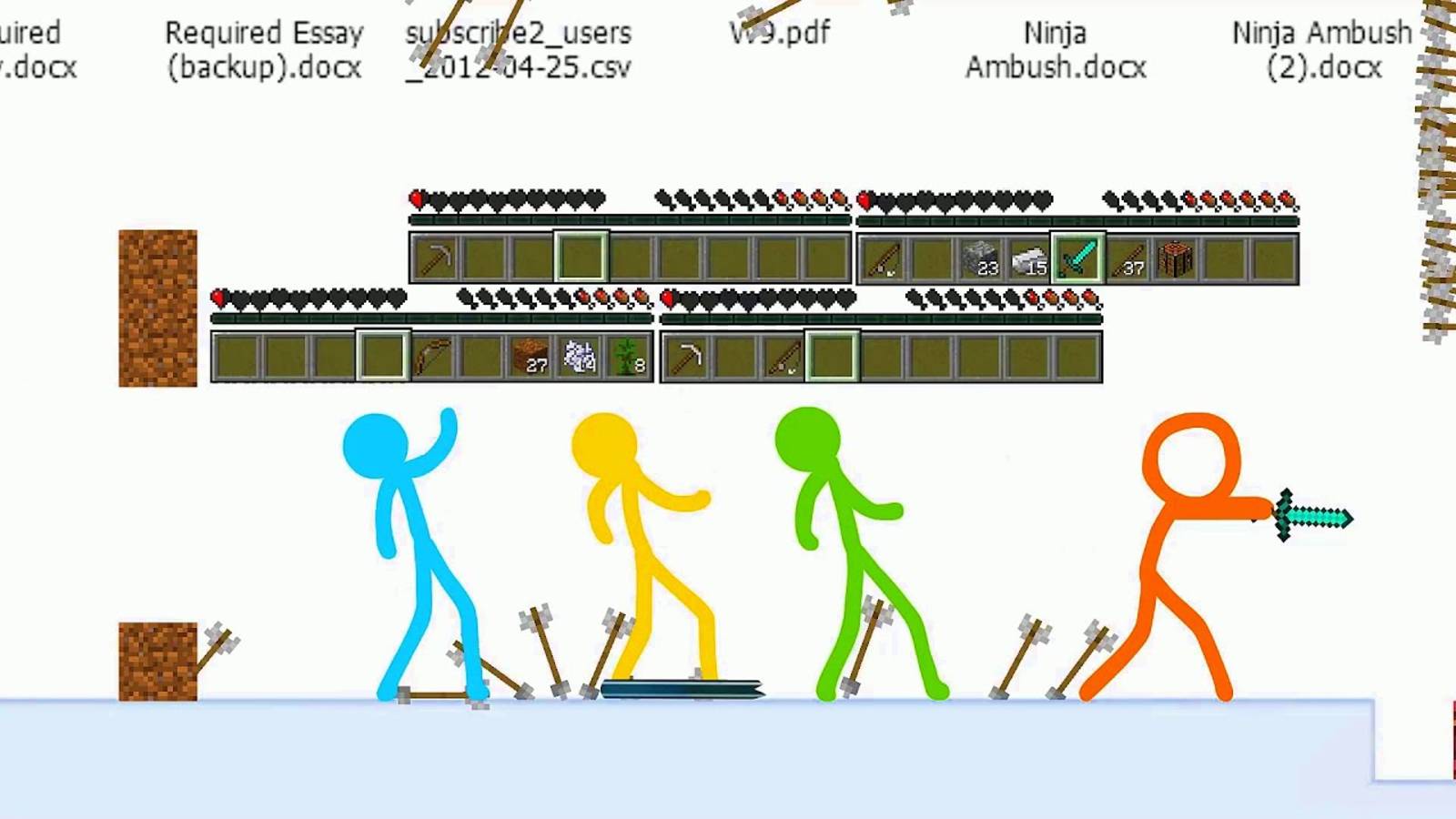 Анимация против Майнкрафта 2 часть (на русском) смотреть онлайн