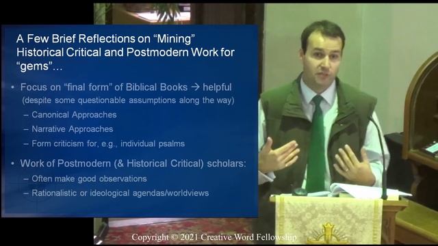 2015 Speak Lord. Adam Hensley. Methods of Biblical Interpretation in Modern Times 2. смотреть онлайн