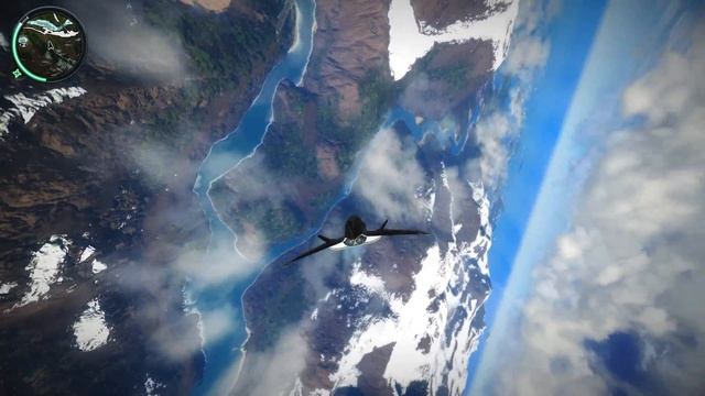 Полёт под музыку на самолёте в игре Just Cause 2 . Часть-2