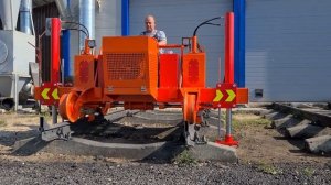 Путерихтовочная машина ПРМ-1. Выправка - рихтовка пути в плане и в профиле