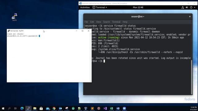 Validate a SSH Telnet Server on Fedora-26 Linux смотреть онлайн