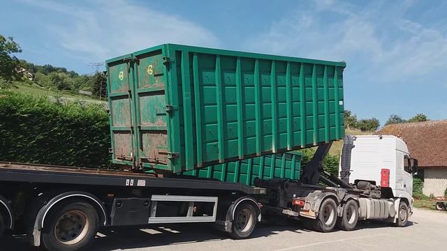 changement benne remorque camion volvo fh16 550 смотреть онлайн