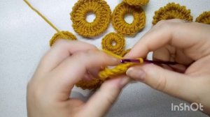 Ирландское кружево для начинающих. Колечки. Рачий шаг способ № 1.