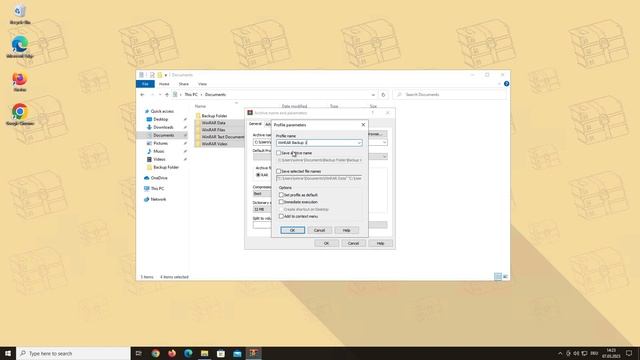 How to create an automated Backup with WinRAR смотреть онлайн