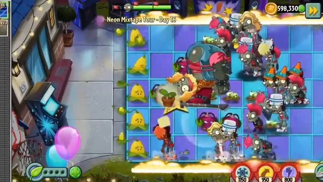 Neon Mixtape Tour (Walkthrough) Day 1 - 32 | Plants vs Zombies 2 смотреть онлайн