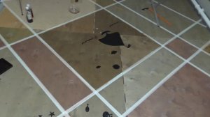 Красивый пол из фанеры. Часть 1