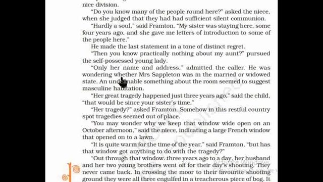 The open window in Hindi, class 8 chapter 7 Part-1 English Book It So Happened NCERT смотреть онлайн