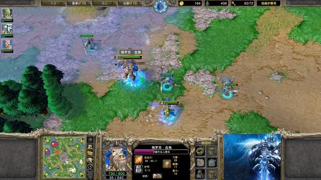 【皇冠之光环RPG】魔兽争霸大帝解说 120 Vs Hitman TM