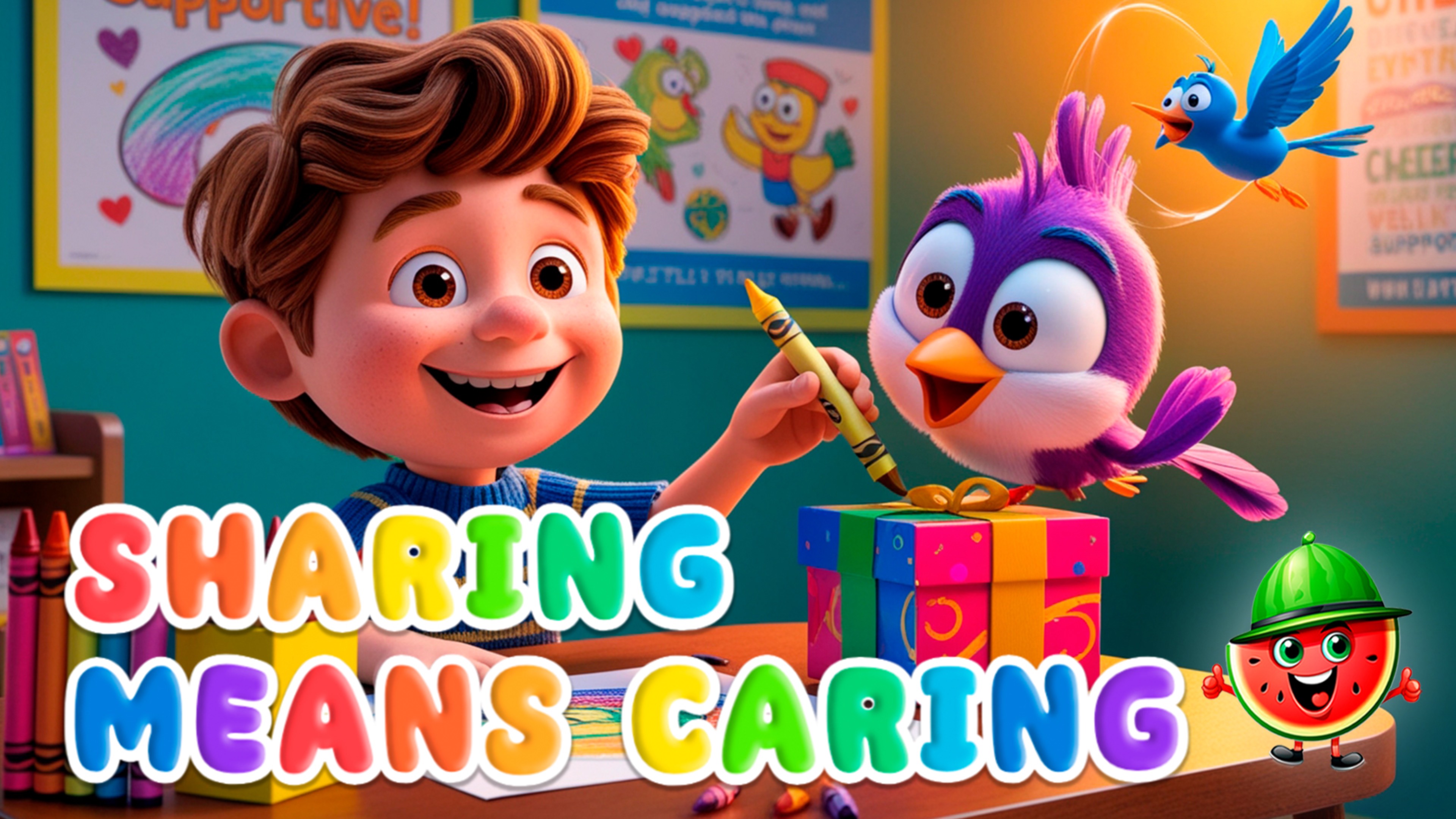 Sharing Is Caring: Fun Nursery Rhyme For Kids