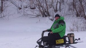 Завершение испытаний мини снегохода  Ветерка-М