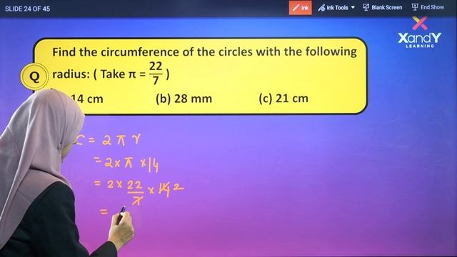 Find the circumference of the circles with the following radius| Perimeter & Area |Exercise 11.3| Q смотреть онлайн