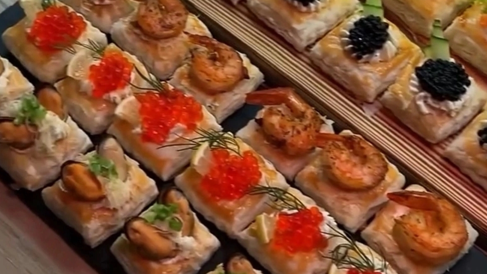 вкусная закусочка на новый год  и любой праздник!