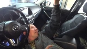 Снимаем двигатель на MAZDA CX-5