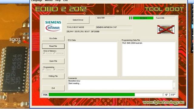 Rover75 ECU EMS 2000 чтение , запись Galetto 54 смотреть онлайн