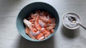 Быстрый, простой рецепт засолки брюшек лосося!!!