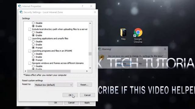 Your Internet Security Settings Prevented one or more files from being opened | WINDOWS 10 смотреть онлайн