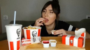 MUKBANG | KFC | Ланч баскет, крылья КФС | Eating Show| 먹방 |не ASMR
