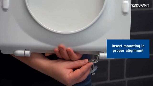 How To Install Duravit Durastyle Toilet Seat And Cover