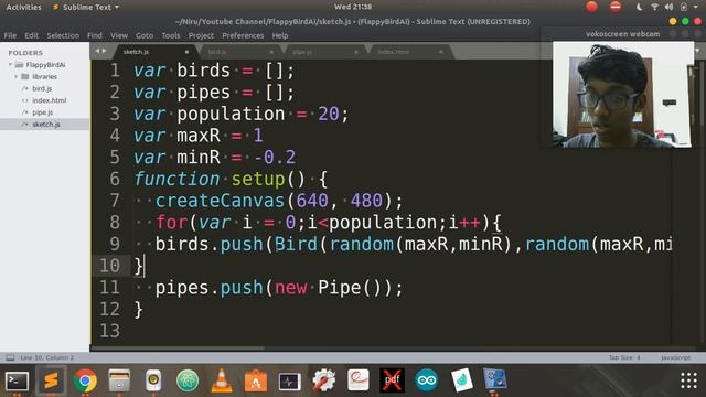 Coding Session Ep : 2 -Part 1- Flappy Bird AI смотреть онлайн